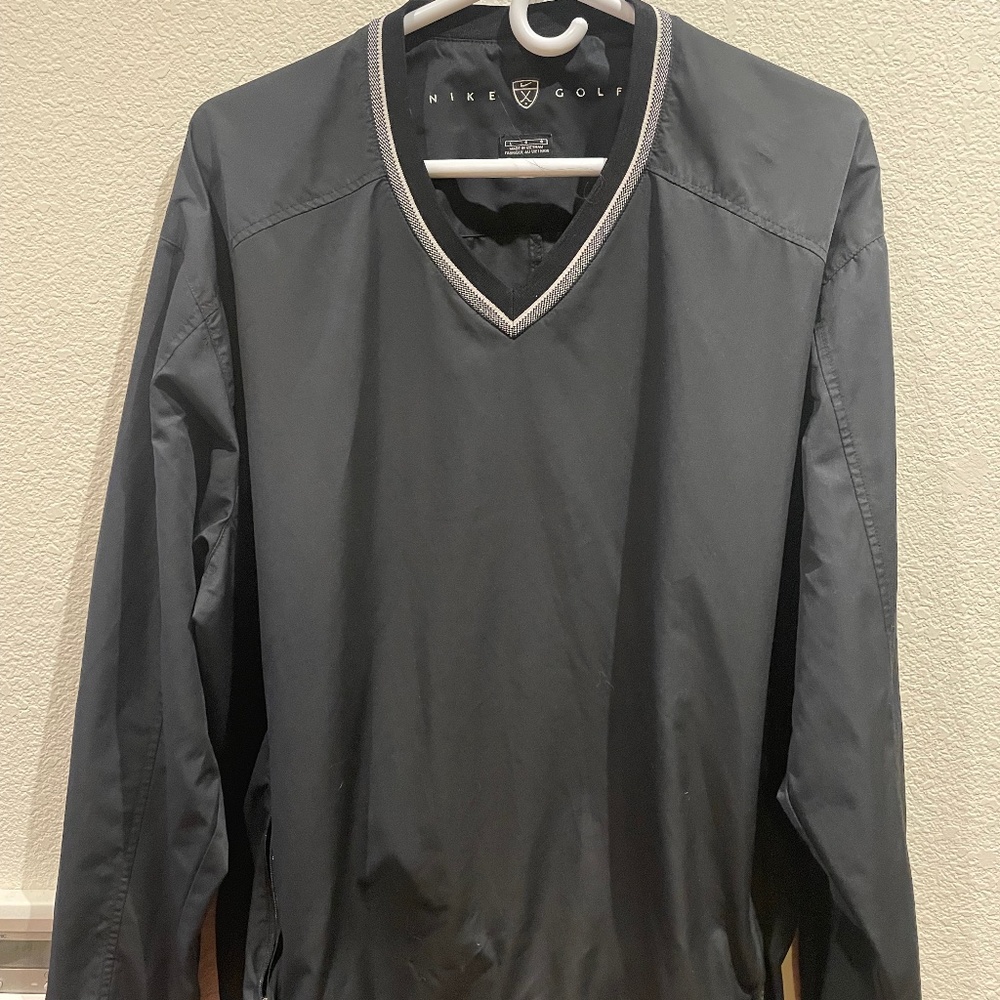 Nike Golf Clima-Fit Pullover Mens L Black